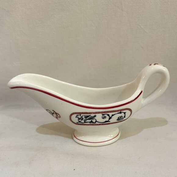 Vintage Bailey Walker Vitrified China Pottery Creamer Gravy Bowl Bedford Ohio - Picture 4 of 10